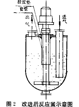 圖2 改進(jìn)后搪玻璃反應(yīng)釜示意圖